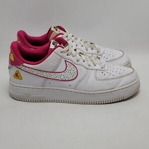 Nike Air Force 1 LX Dragon Fruit Low Top Pink White Sneakers Dv3809-100 Size 10